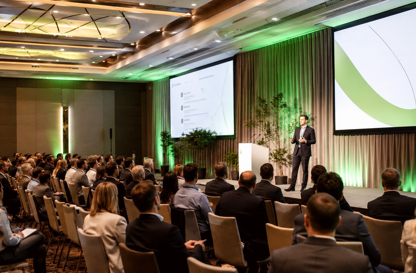 Corporate presentation venue